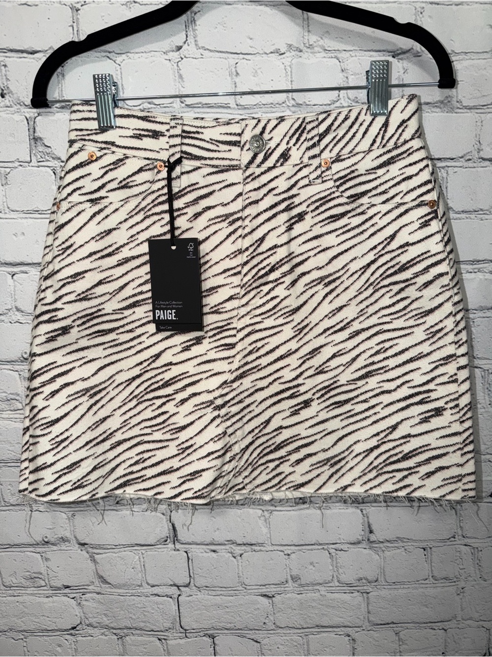 Womens Paige - Aiden High
Rise Mini Skirt
